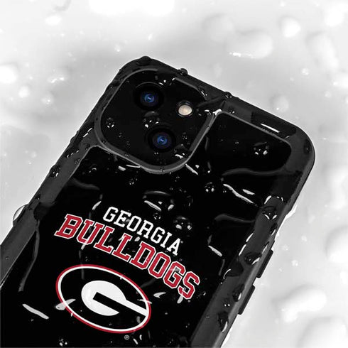 University of Georgia Bulldogs iPhone 15 Plus Waterproof Case